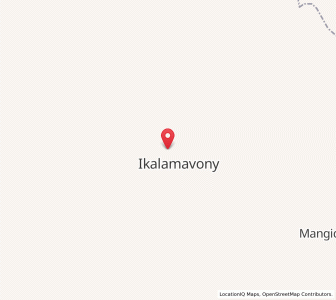 Map of Ikalamavony, Upper Matsiatra