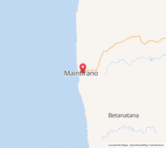 Map of Maintirano, Melaky