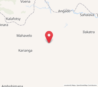 Map of Manato, Atsimo-Atsinanana