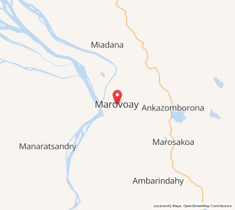 Map of Marovoay, Boeny