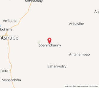 Map of Soanindrariny, Vakinankaratra
