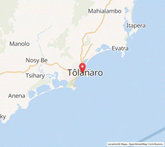 Map of Tôlanaro, Anosy