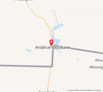 Carte : Andéramboukane, Ménaka