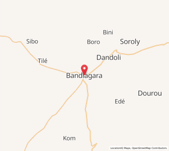 Carte : Bandiagara, Mopti