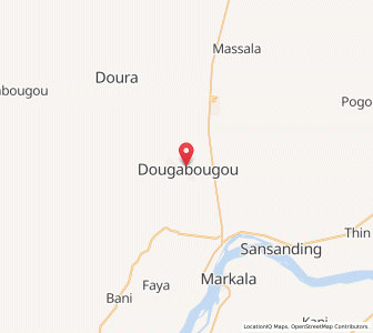 Carte : Dougabougou, Ségou
