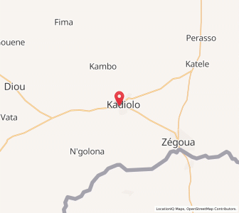 Carte : Kadiolo, Sikasso