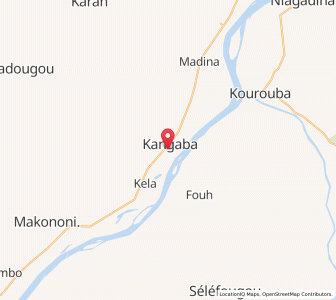 Carte : Kangaba, Koulikoro