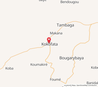 Carte : Kokofata, Kayes