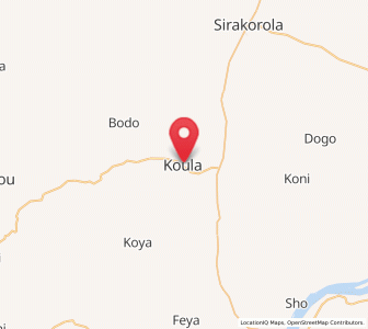 Carte : Koula, Koulikoro