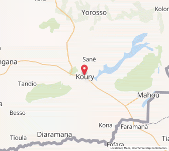 Carte : Kouri, Sikasso