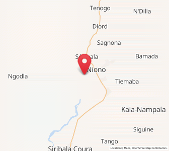 Carte : Molodo, Ségou