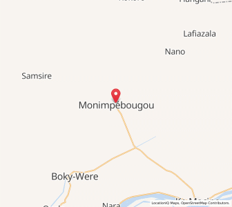 Carte : Monimpébougou, Ségou