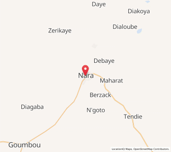 Carte : Nara, Koulikoro