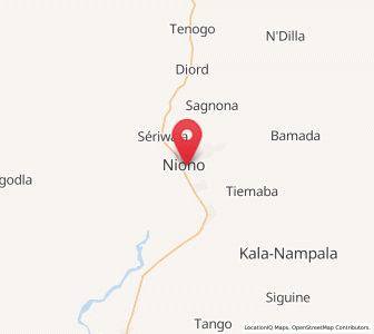 Carte : Niono, Ségou