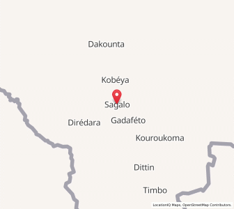 Carte : Sagalo, Kayes