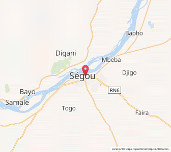 Carte : Ségou