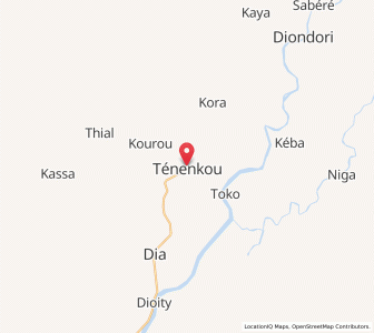 Carte : Ténenkou, Mopti