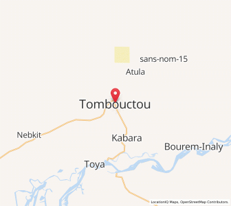 Carte : Tombouctou