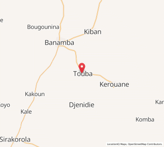 Carte : Toubakoura, Koulikoro