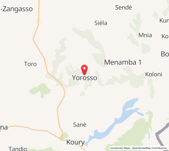 Carte : Yorosso, Sikasso