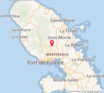 Map of Saint-Joseph, Martinique