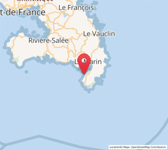 Carte : Sainte-Anne, Martinique