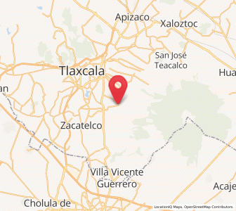 Map of Acxotla del Monte, Tlaxcala