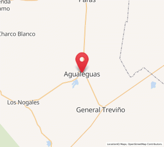 Map of Agualeguas, Nuevo León
