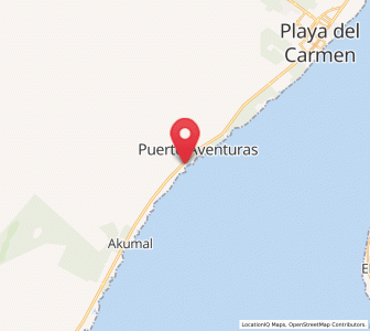 Map of Barceló Maya, Quintana Roo