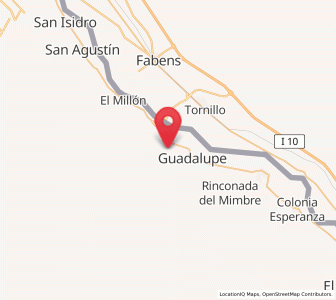 Map of Barreales, Chihuahua