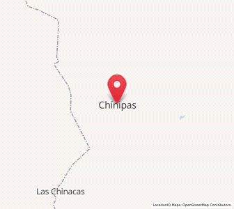 Map of Chínipas, Chihuahua