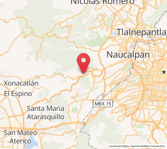 Map of El Hielo, México