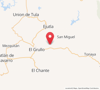Map of El Limón, Jalisco