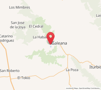 Map of Laguna de Labradores, Nuevo León