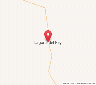 Map of Laguna del Rey (Químicas del Rey), Coahuila