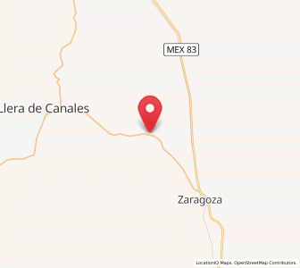 Map of Las Compuertas, Tamaulipas