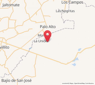 Map of Los Azulitos, Jalisco