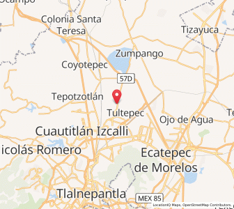 Map of Melchor Ocampo, México