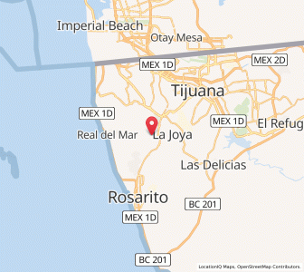 Map of Pórticos de San Antonio, Baja California