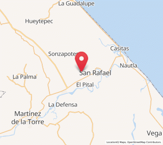 Map of Puntilla Aldama, Veracruz