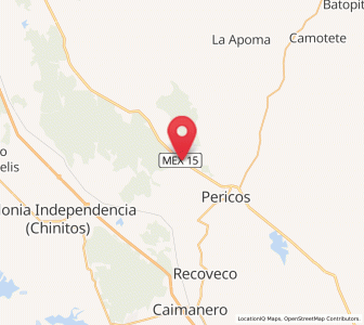 Map of Rancho Viejo, Sinaloa