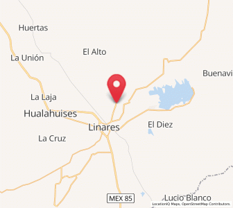 Map of Río Verde, Nuevo León