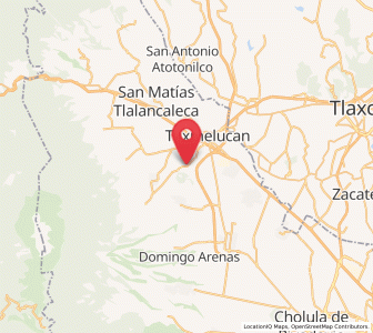 Map of San Buenaventura Tecaltzingo, Puebla