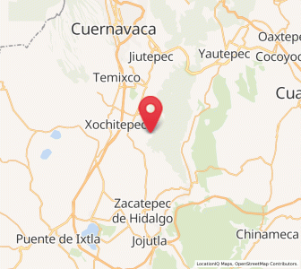 Map of Tetecalita, Morelos