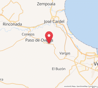 Map of Tolome, Veracruz