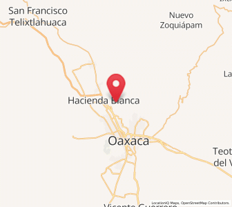 Map of Trinidad de Viguera, Oaxaca