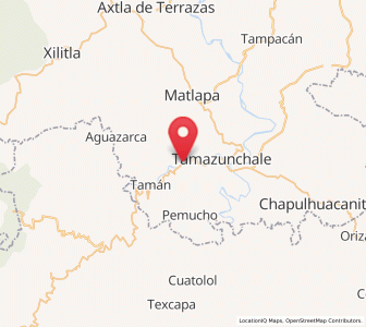 Map of Vega Larga, San Luis Potosí