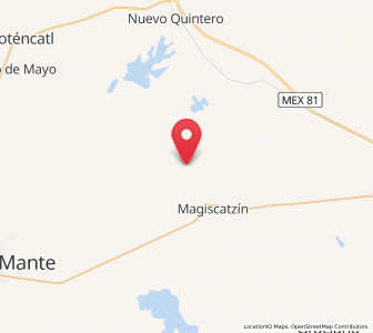 Map of Venustiano Carranza Dos, Tamaulipas