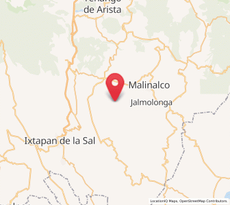 Map of Zumpahuacán, México