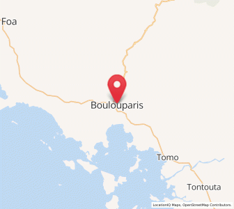 Carte : Bouloupari, Province Sud